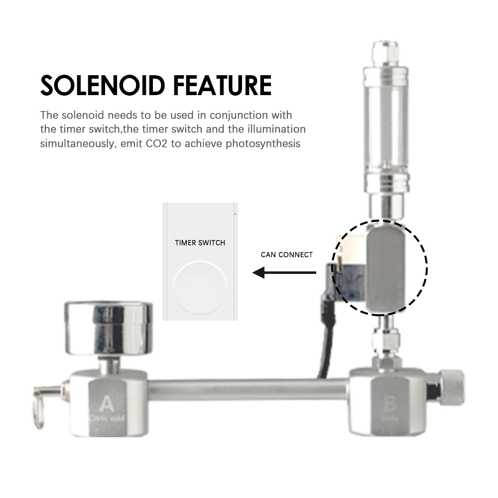 Система генератора CO2 для аквариума сделай сам система с соленоидным клапаном