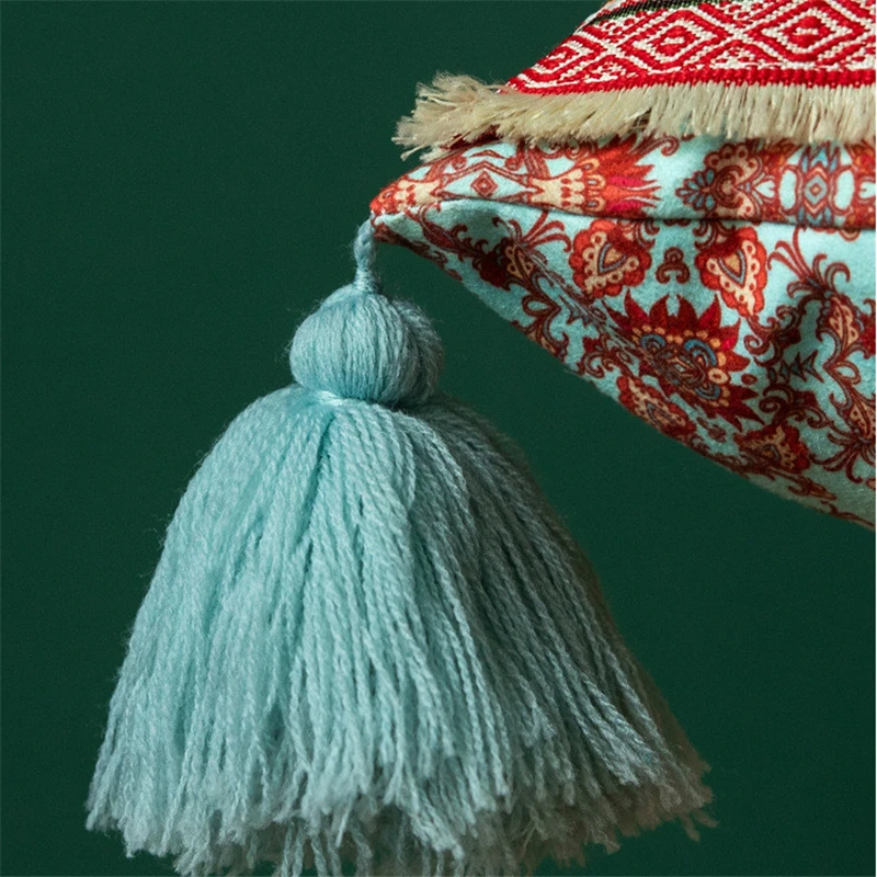 

European Luxury Floral Cotton Cushion Cover Home Decor Pillow Covers Decorative Cushions For Sofa Living Room Throw Pillow Cases