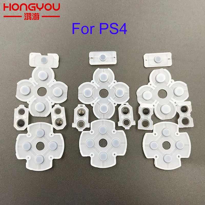 Для контроллера Sony Playstation 4 PS4 JDS 001 011 030 JDM 050 055 проводящие силиконовые резиновые