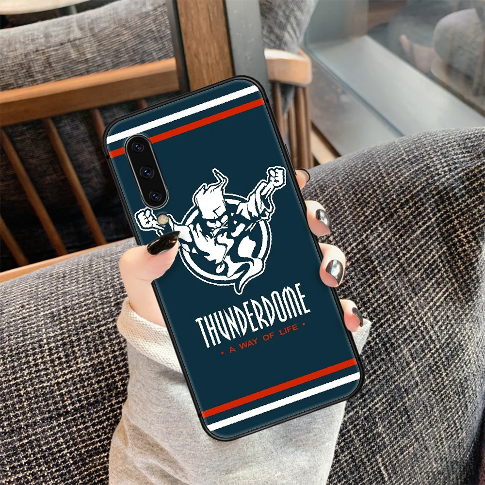 

Thunderdome Hardcore DJ Phone Case Cover For Samsung Galaxy A10 A11 A20 E A21 A30 A40 A41 A50 A51 A70 A71 A81 S black Cover