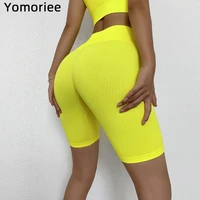 women yoga shorts gym sport workout running training fitness tights high waist butt lifting yoga leggings stretchy solid color