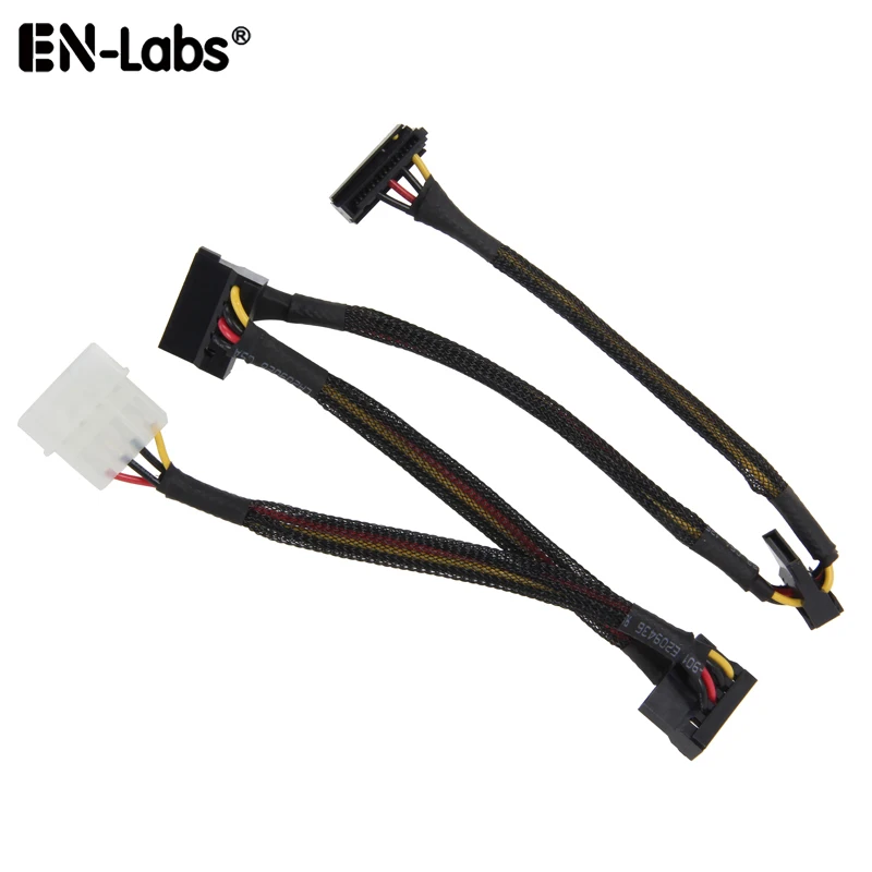 Кабель распределителя питания Molex 4 pin на 2 3 SATA кабель переходник 90 градусов