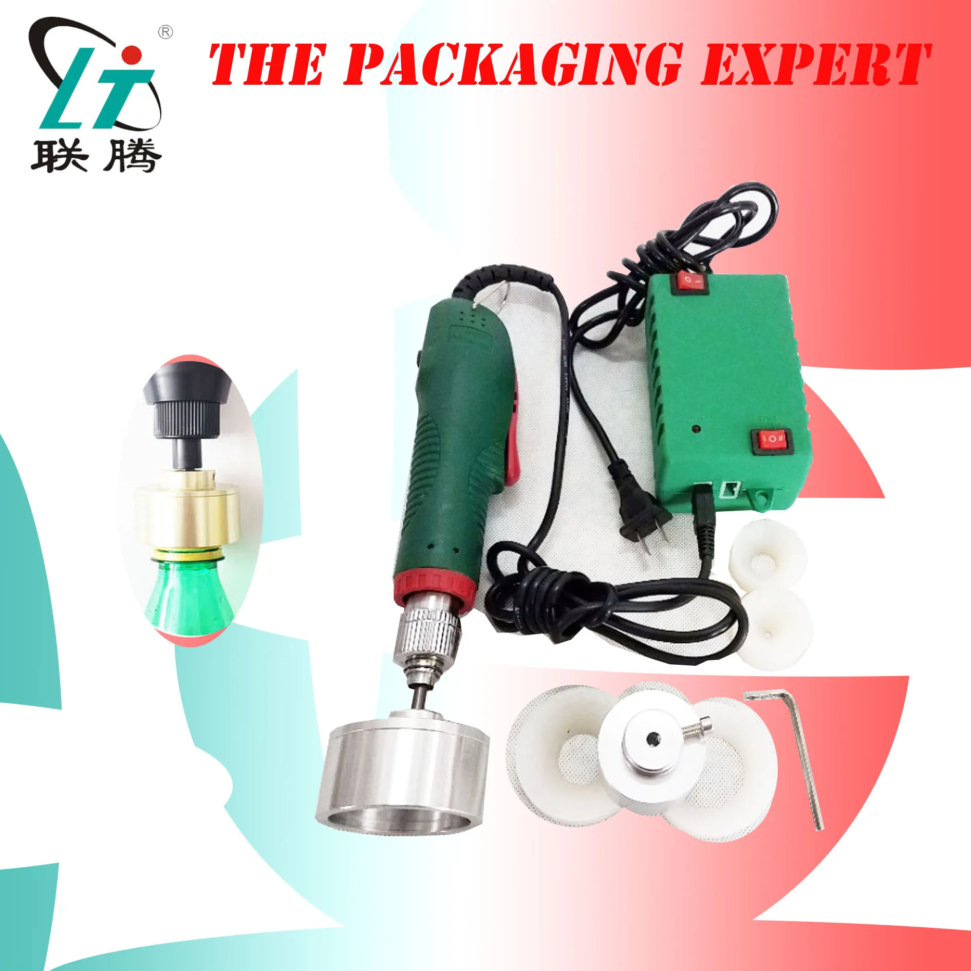 

Free Shipping 110v/220v Capping Machine Screw Capper Capper Machine Bottle Cap Lid Capping Machine electric Capper With Spring