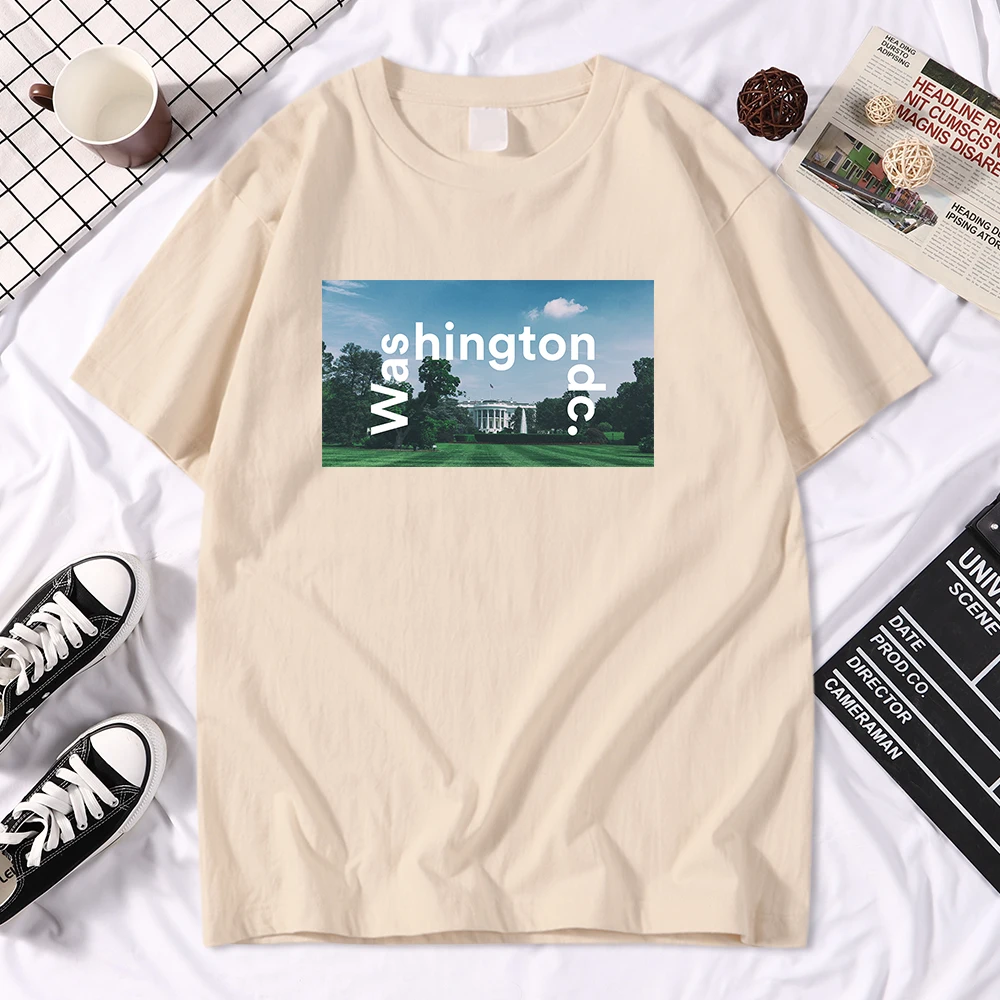 

Простые принты с пейзажем футболка человек творческий Повседневное Футболки Уличная футболка с круглым вырезом с короткими рукавами Harajuku ...