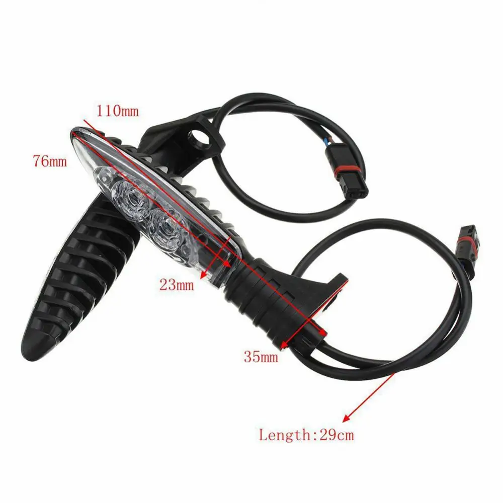 

2Pcs Motorcycle Front LED Turn Signal Indicator Light for BMW S1000R S1000RR F800GS F650GS R1200GS Motorcycle Lamp Parts