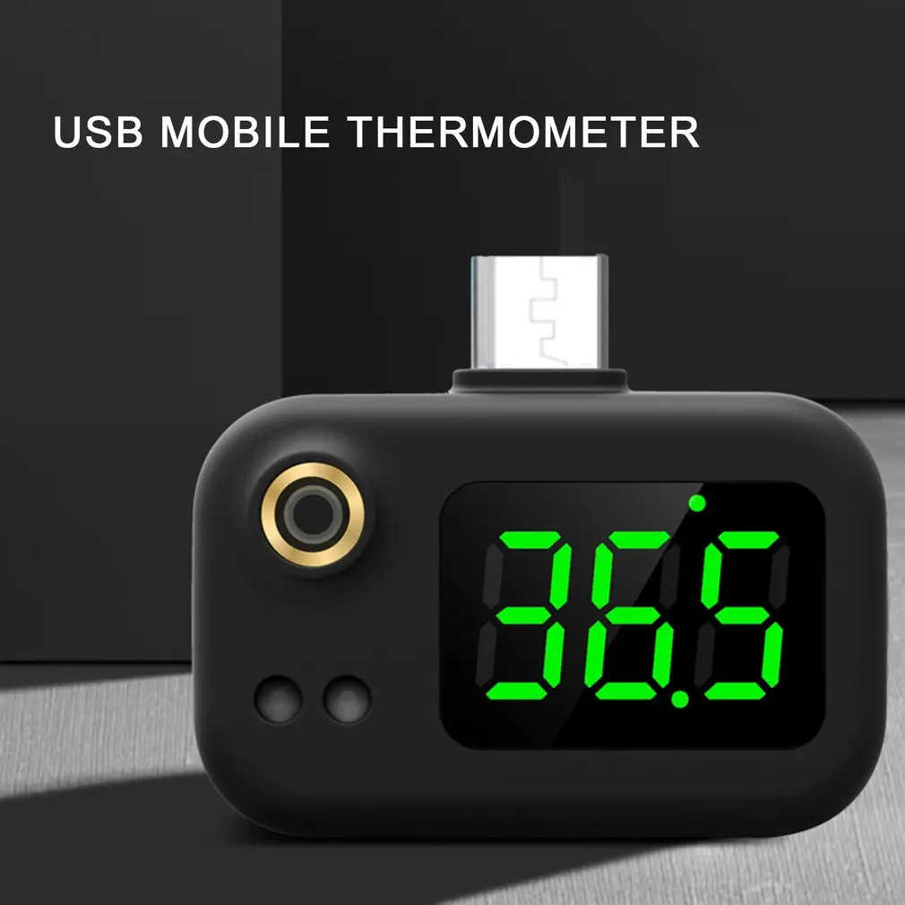 Новый мобильный телефон USB Смарт-термометр Бесконтактный инфракрасный термометр