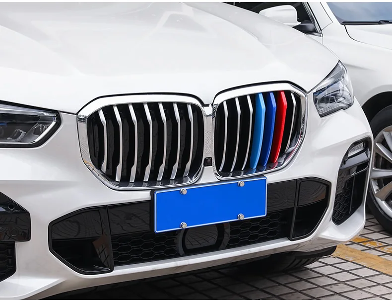 Для BMW X5 G05 ABS передняя Решетка Вставка накладка 2020-2021 3 шт. автомобильные