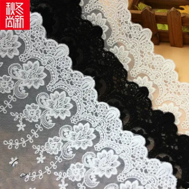 

High quality Handmade Clothes Accessories Lace Decoration Home Textile Home Fabric Lace Cotton Embroidery Lace