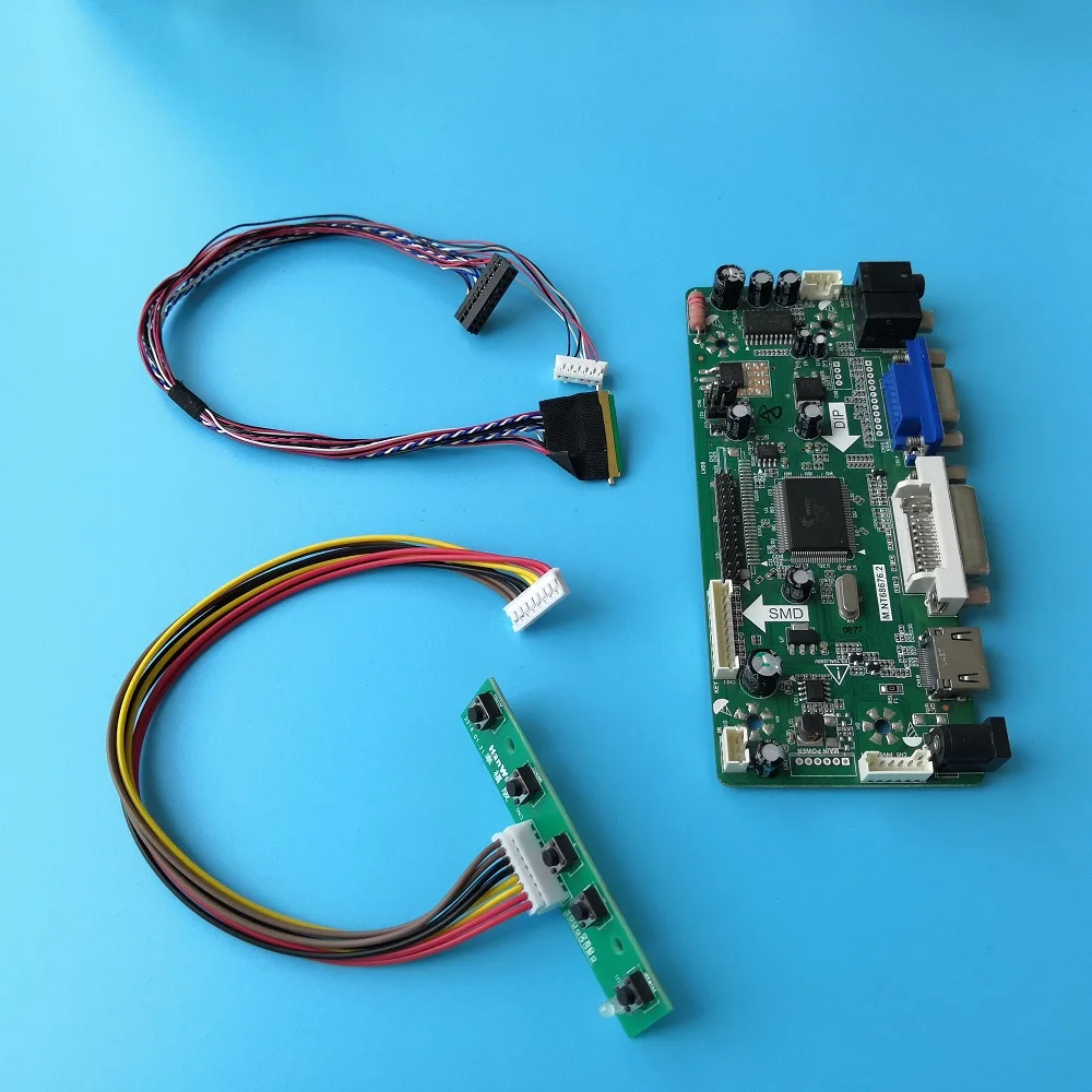 Плата светодиодный ллера LED LCD HDMI совместимая с DVI VGA DIY для 40pin LP156WH2(TL)(C1)/LP156WH2(TL)(C2)