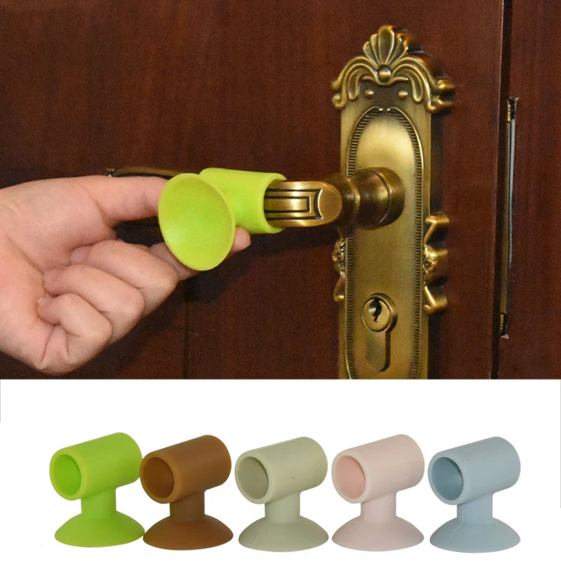 Дверная ручка Краш Pad резиновая дверная замок бампер Защита пробка бесшумный