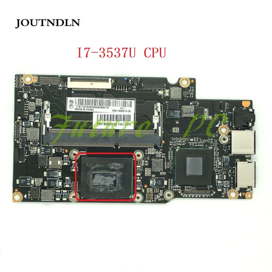 Материнская плата JOUTNDLN для ноутбука Lenovo Yoga 13 90002034 DDR3L W/телефон с работой |