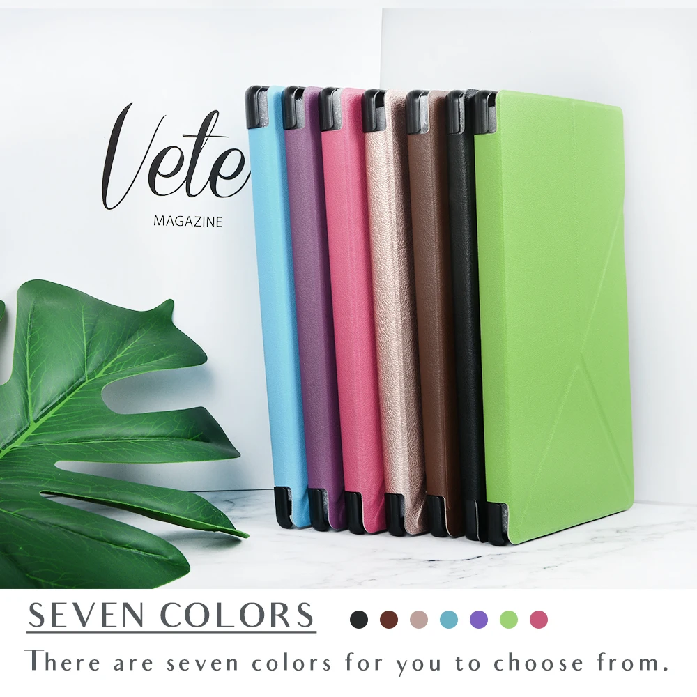 New Smart Cover Protective PU Leather Case for Sony Xperia Z3 8" Tablet Compact+ Screen Protector Film+ Stylus Pen