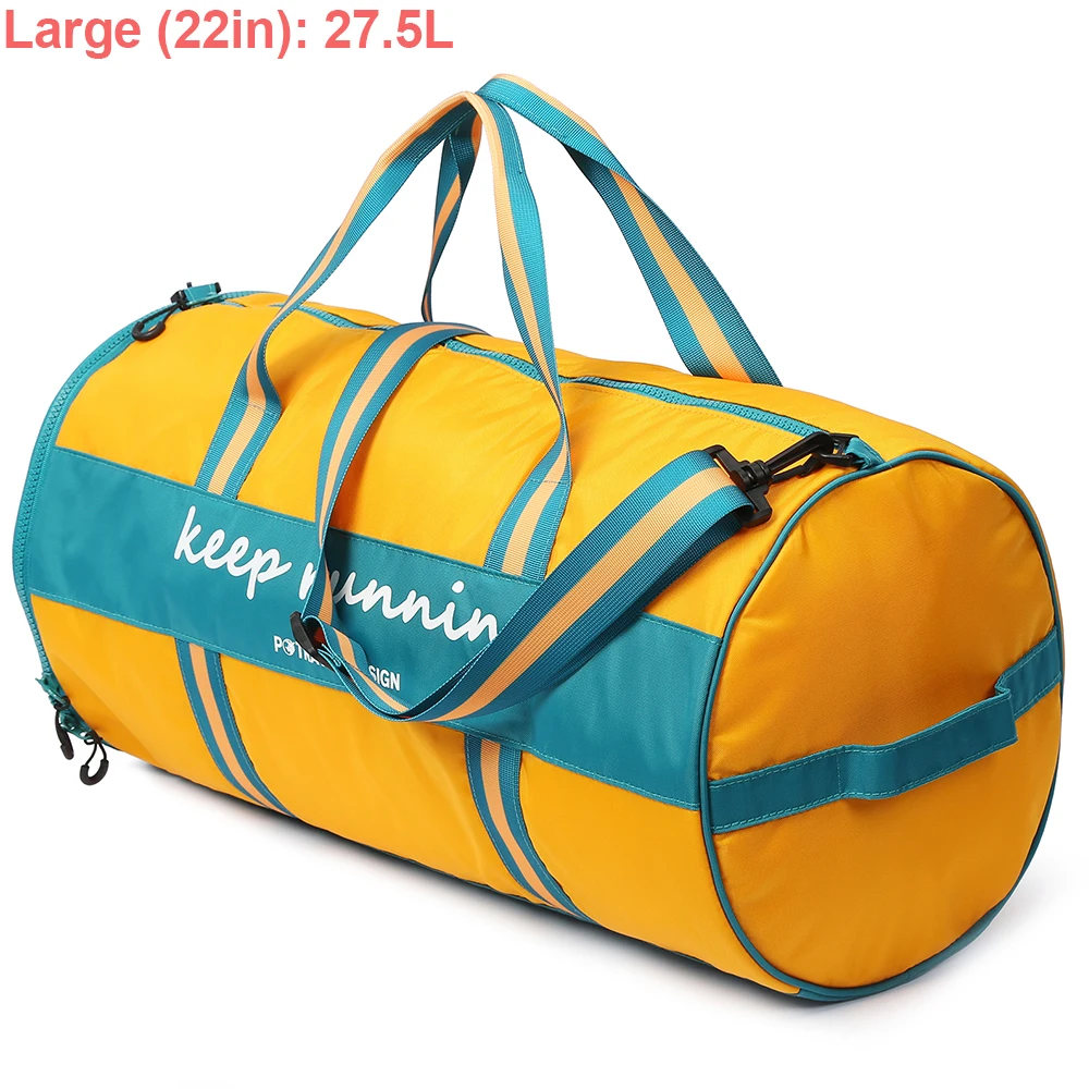 Yellow large Мужские спортивные сумки для тренировок, сумка для фитнеса, путешествий, спортивная сумка для спорта на открытом воздухе, для плавания, для женщин, сухая, влажная, Gymtas, для йоги, для женщин XA103WA - Цвет: Yellow large
