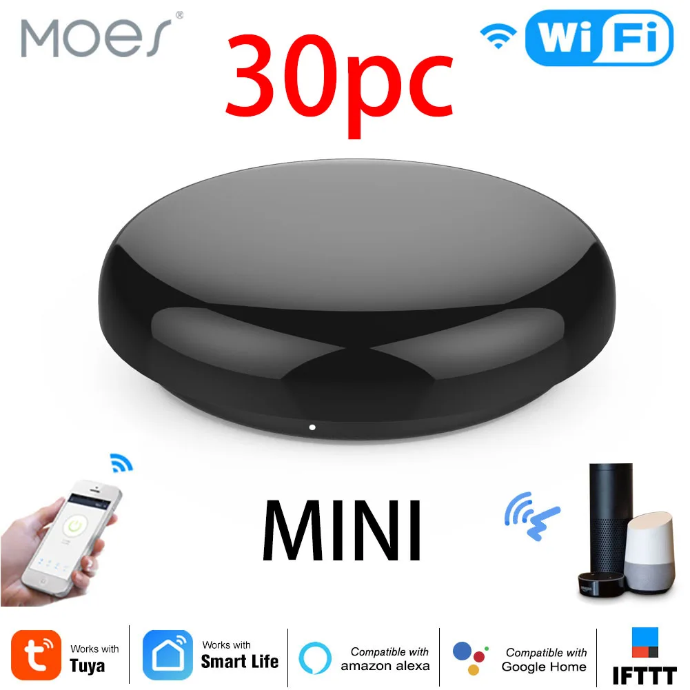 

Беспроводной ИК-пульт дистанционного управления Moes Tuya с поддержкой Wi-Fi