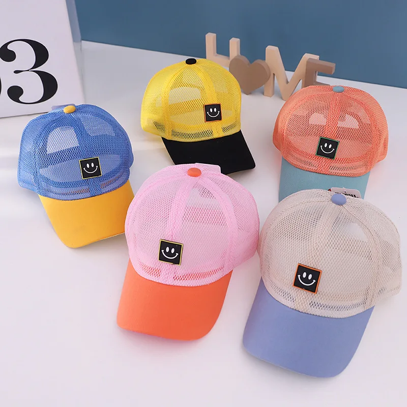 Детская сетчатая бейсболка модная Кепка От Солнца пляжная кепка для мальчиков и