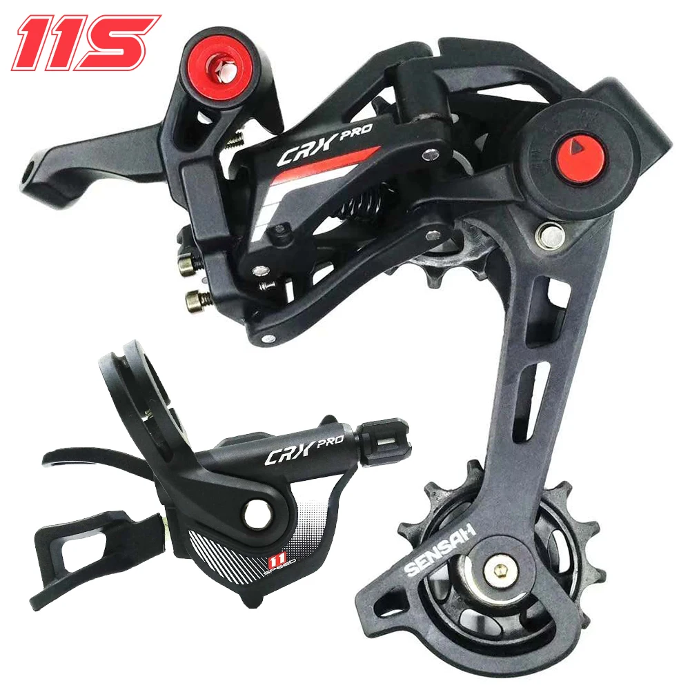 

SENSAH CRX 11 Speed Shifter rear derailleurs 46t YBN X10 chain groupset bicycle accessories chains and cassett