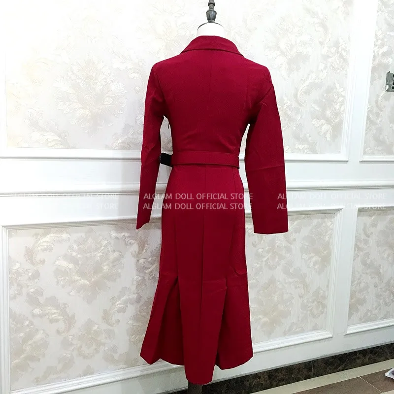 Женское офисное платье с длинным рукавом облегающее однотонное Русалка длиной