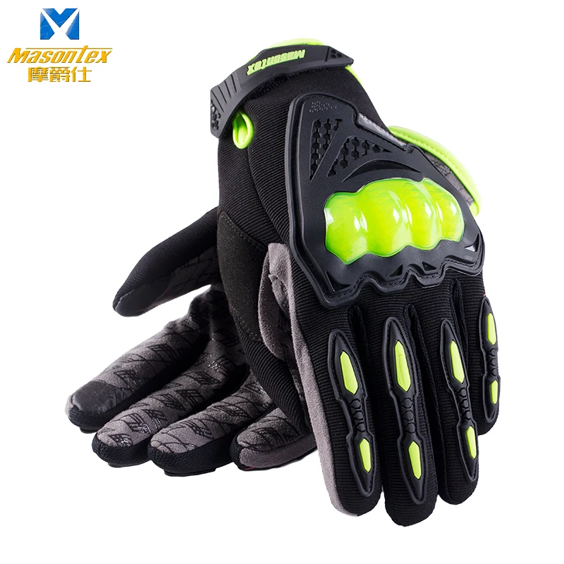 

Masontex Motocross Gloves Four Season Touch Screen Protection TPU Shell Wearable Anti-Skid Full Finger Motorcycle Gloves