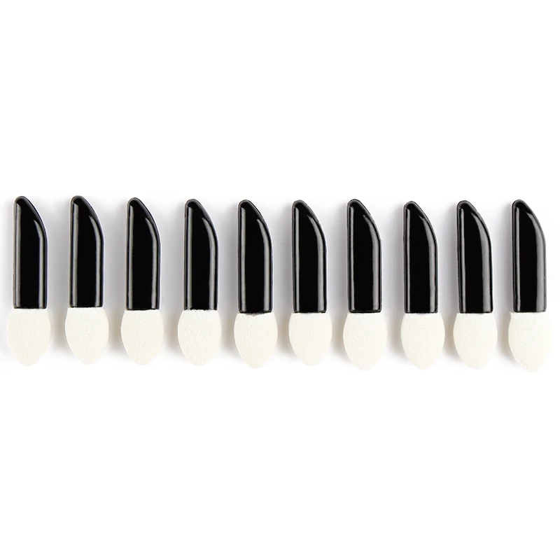 Спонж для пудры ногтей 20 шт. 50 двухсторонняя палочка теней век косметический