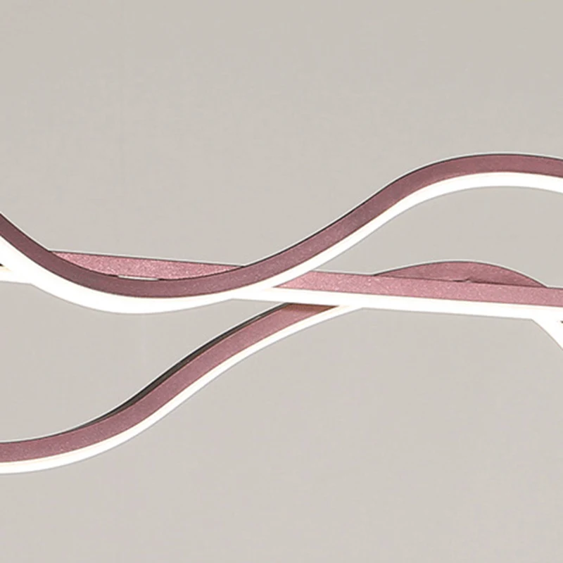 

Chandelier office led rectangular creative strip light aluminum chandelier studio meeting room office chandelier