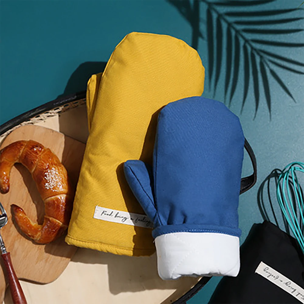 

Home Cleaning Tools New Silicone Heat-Resistant Gloves Cooking Barbecue Gants Kitchen Microwave Mittens Oven Glove