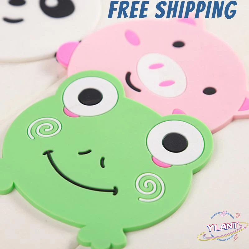 

SWT Нескользящая подставка для кастрюль, настольная подставка, наборы гаджетов, мультяшная форма, термостойкий силиконовый коврик, подставк...