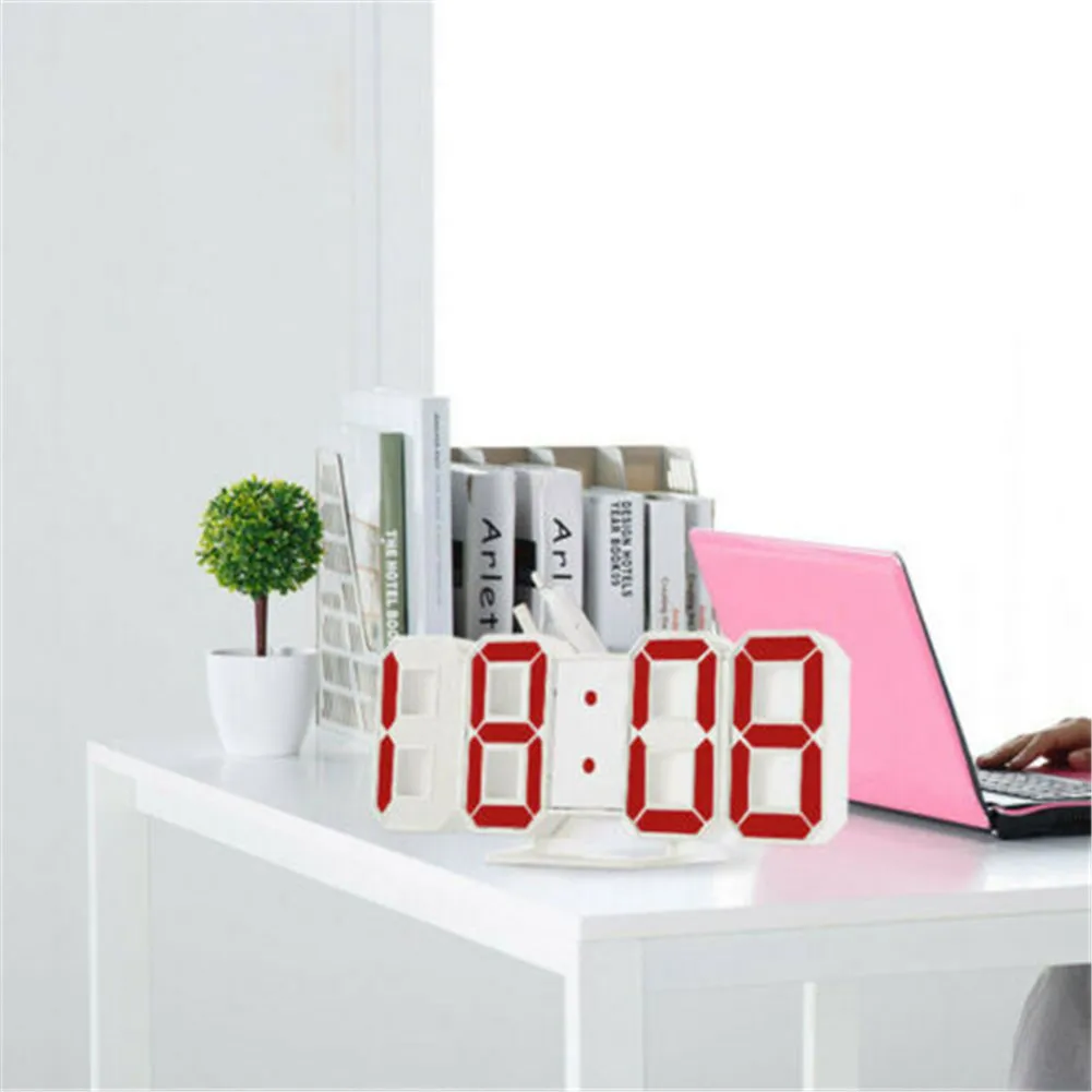 Цифровые настенные часы со светодиодами|Наклейки на стену| |