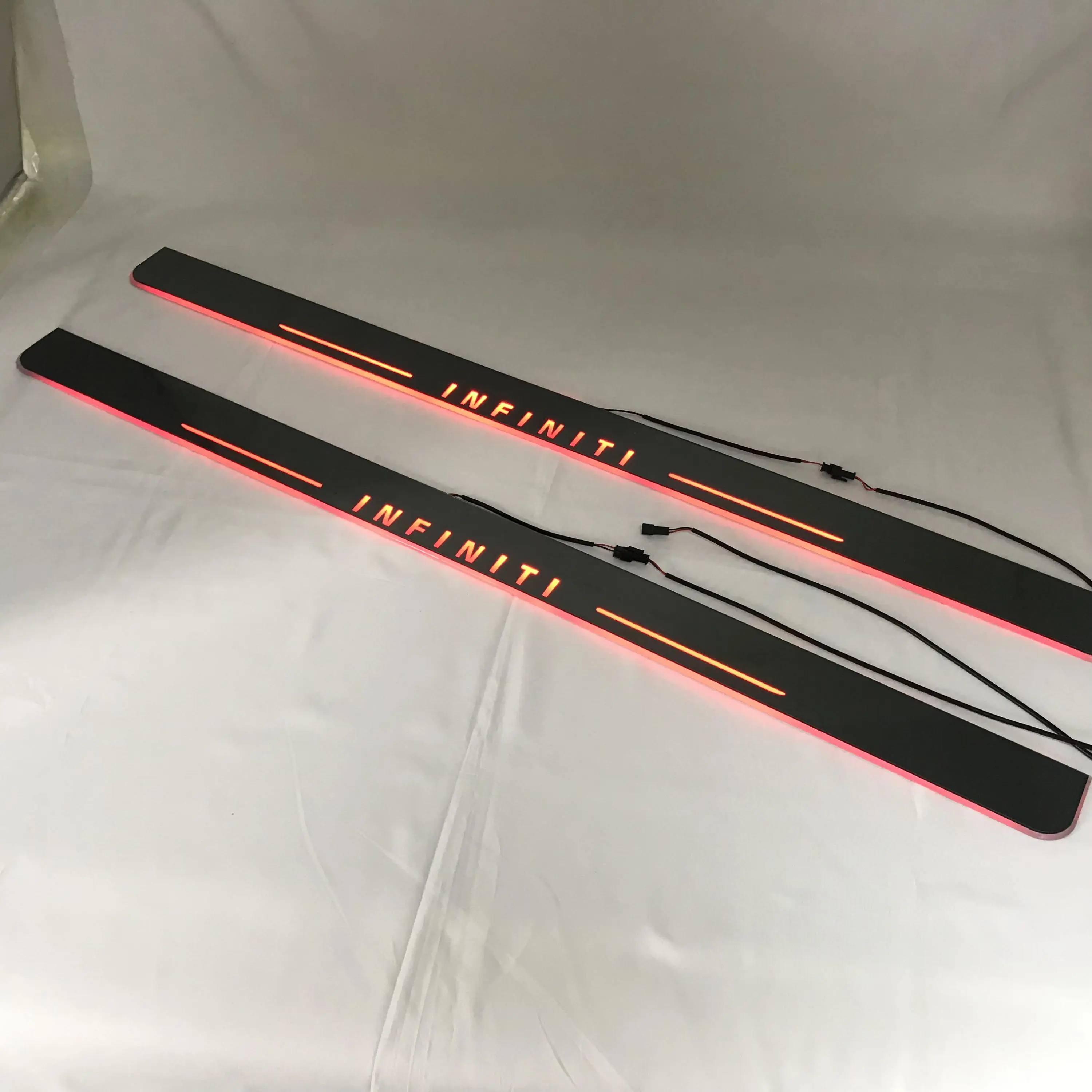 

Osmrk led moving door scuff for infiniti dynamic door sill plate flat lining overlay Flow/fixed light, new style