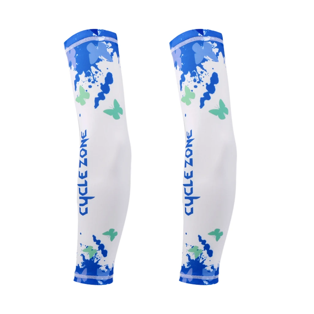 

Arm Sleeves Golf Running Cool Ice Silk Elastic Compression Arm Warmer