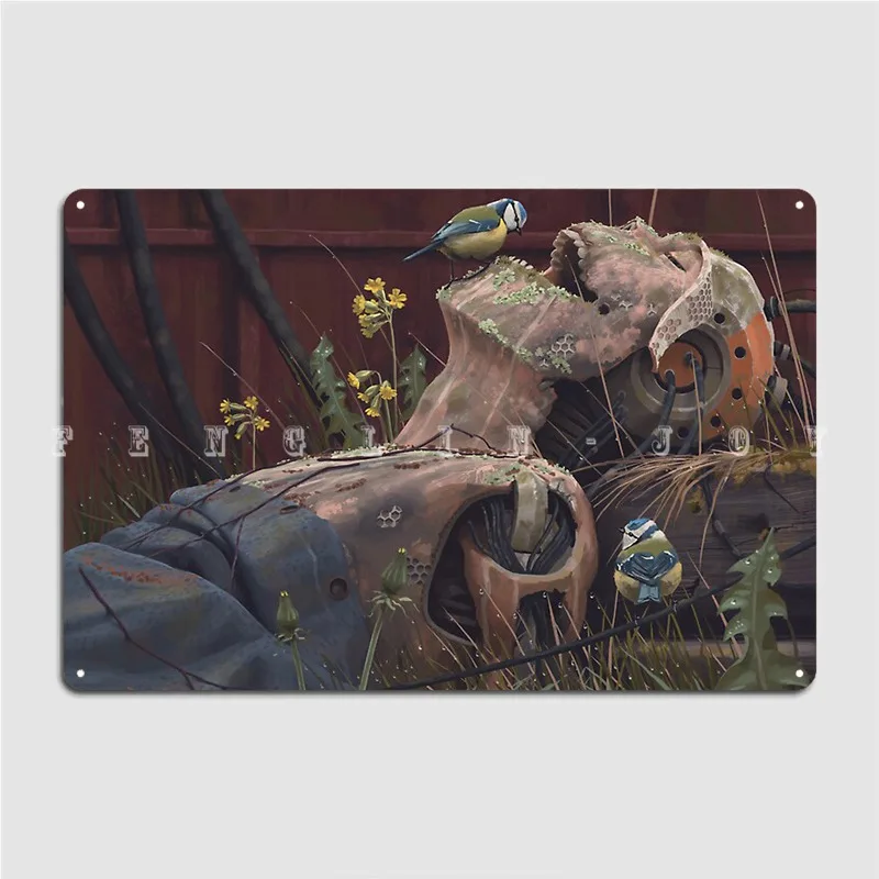 

О деятельности приматов и прохожих, металлический плакат с зубчатым налётом, паб, кухня, украшение гаража на заказ, оловянные плакаты с выве...