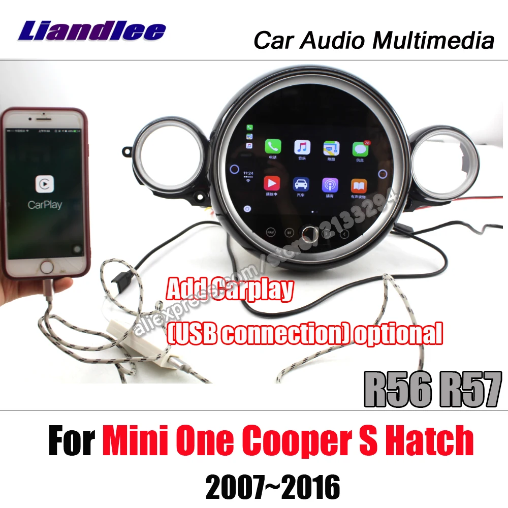 Liandlee Android для Mini One Cooper S люк R56 R57 автомобильный стерео экран видео Wifi BT Carplay карта gps-навигатор мультимедиа