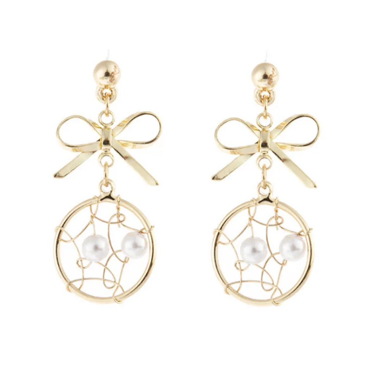 

UXN483 925 silver super fairy dream catcher Earrings