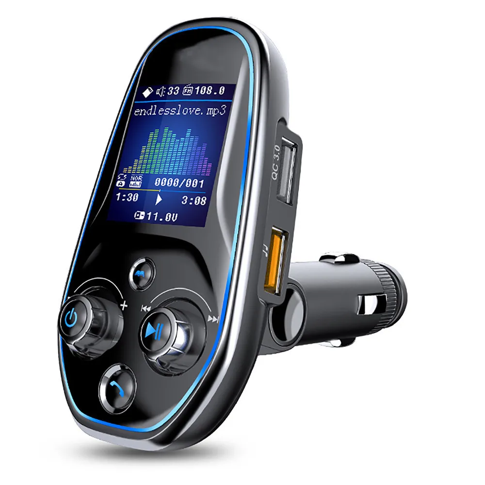 

Car MP3 Bluetooth Player QC3.0 Car Charger Multi-language Color Screen