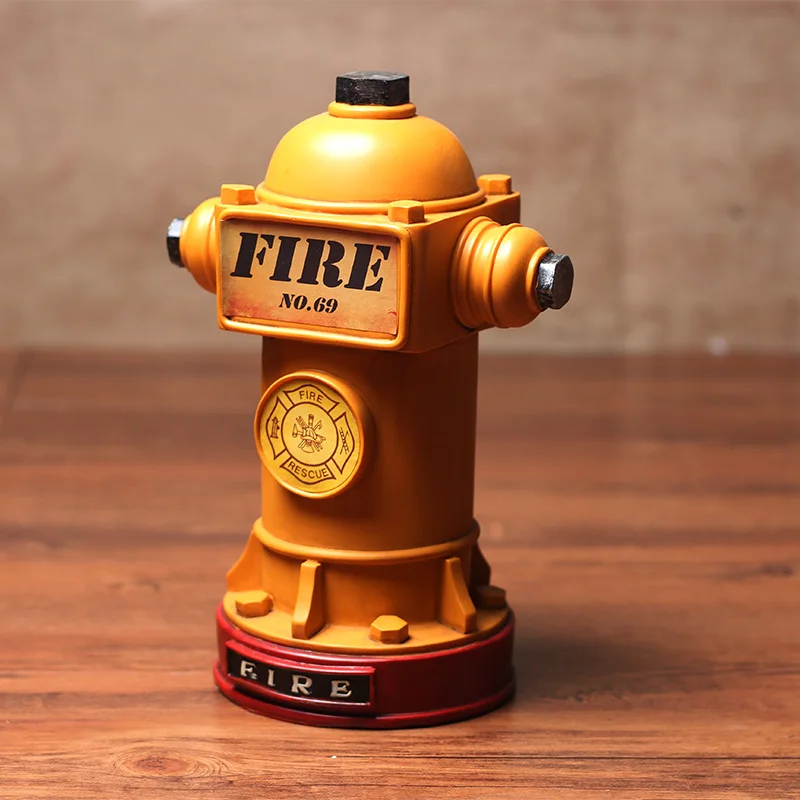 Американский британский индустриальный стиль ретро пожарный гидрант домашний