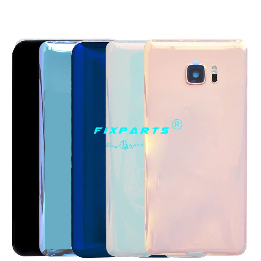 

For HTC U Ultra Back Battery Cover Rear Glass Door Housing Case For 5.7" HTC U Ultra Battery Cover With Camera Lens Replacement