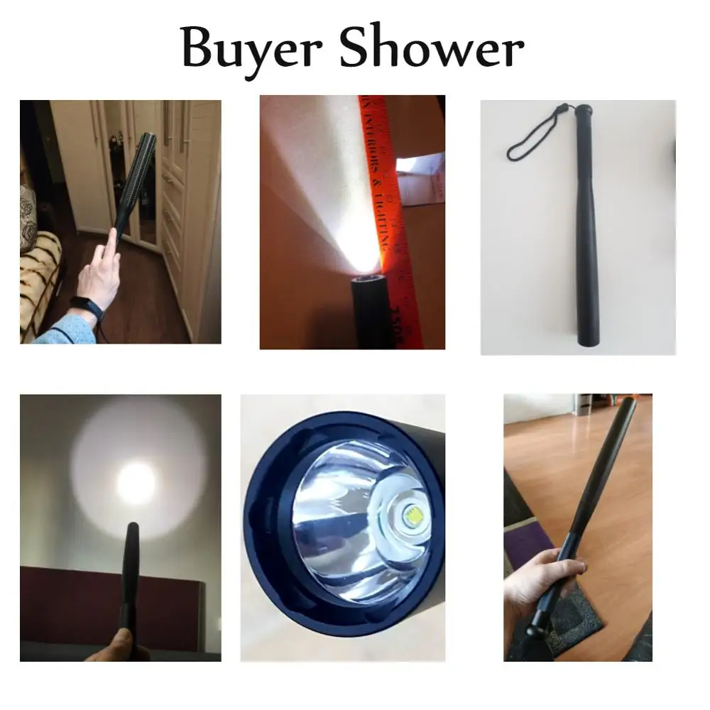 Светодиодный светильник-вспышка T6 Перезаряжаемый Многофункциональный защитный