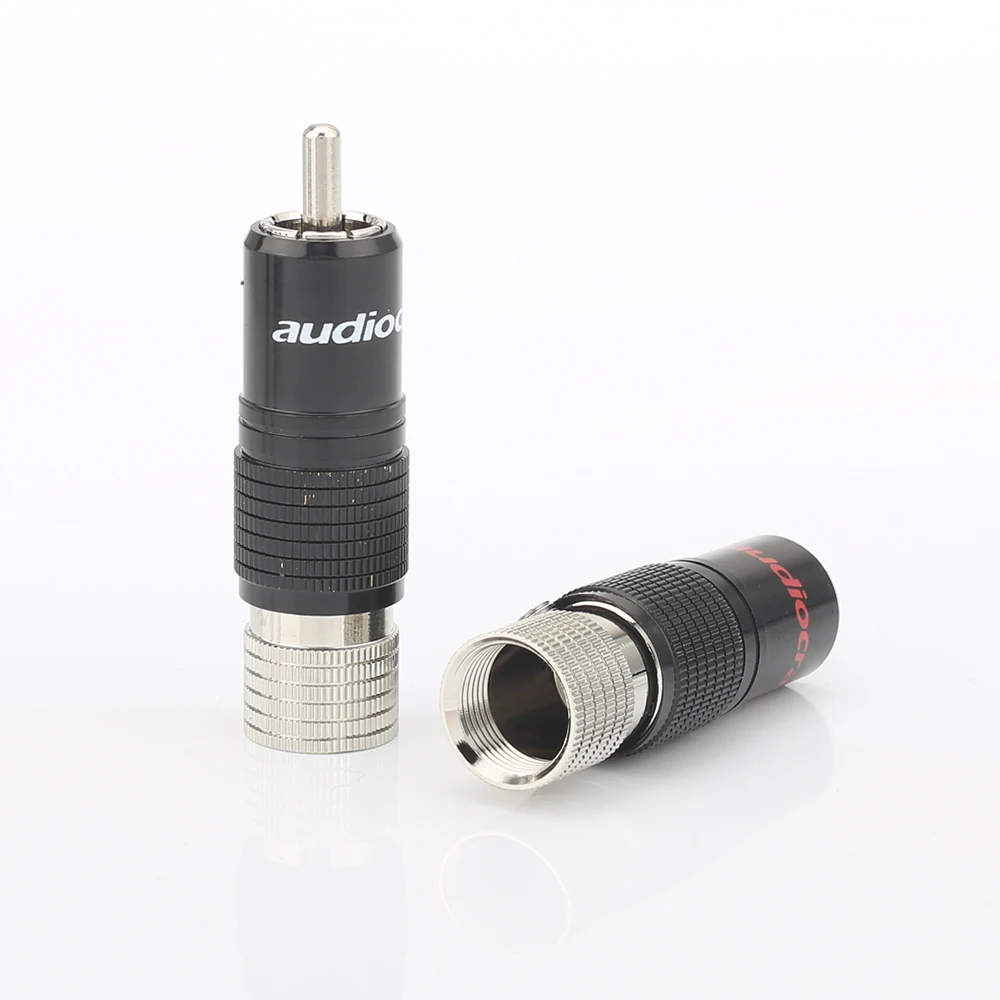 Аудиофил с родиевым покрытием RCA терминал аудиофил разъем Без припоя для DIY |