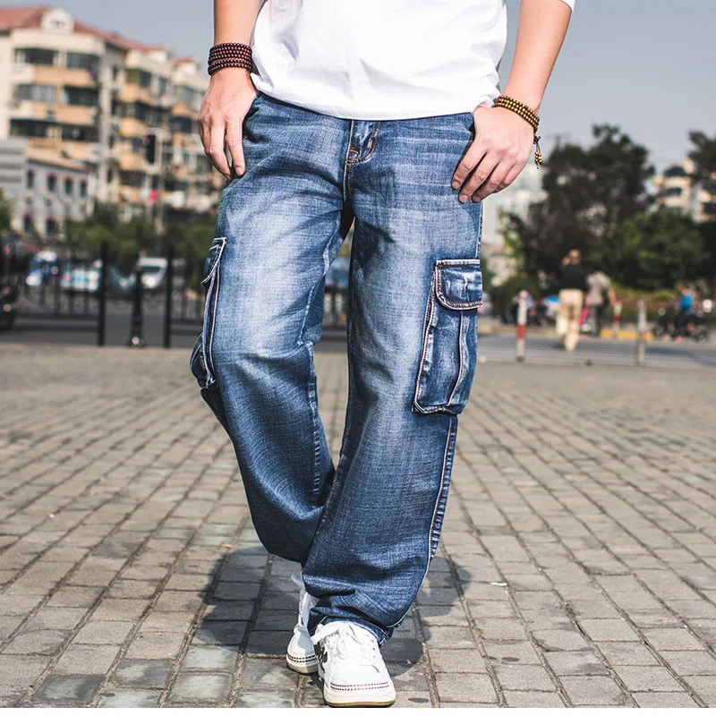 

Джинсы мужские с карманами, большие размеры 18665-5