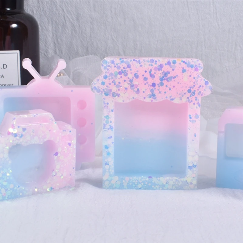 Resin Shaking Cup Mold Silicone Casting Epoxy Quicksand Hollow for Keychain Pendant Jewelry Making K3ND | Украшения и аксессуары