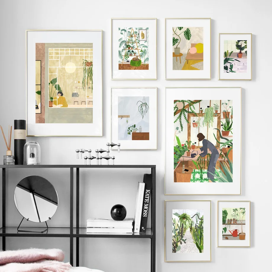 Растения домашняя живопись на холсте гостиная в природе Настенная картина для