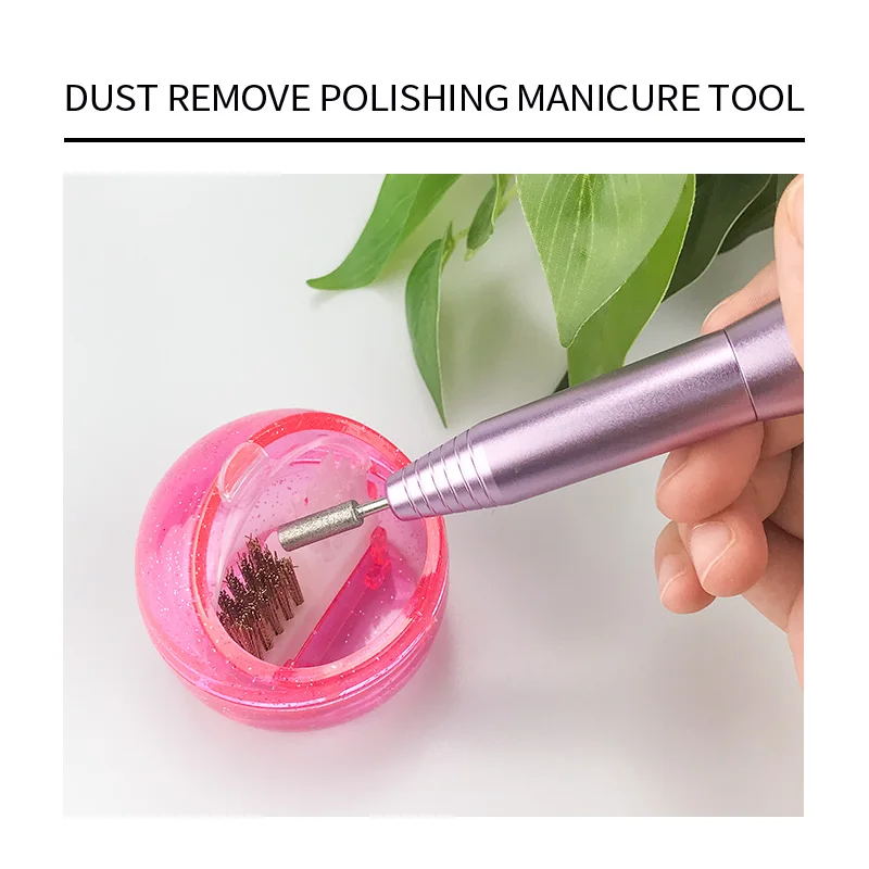 EUBO мини нейл арта сверлильной головкой для удаления чистки чехол фрез