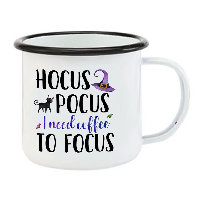 Нержавеющая сталь кемпинг ведьма кофейная чашка Тыква День рождения Рождество