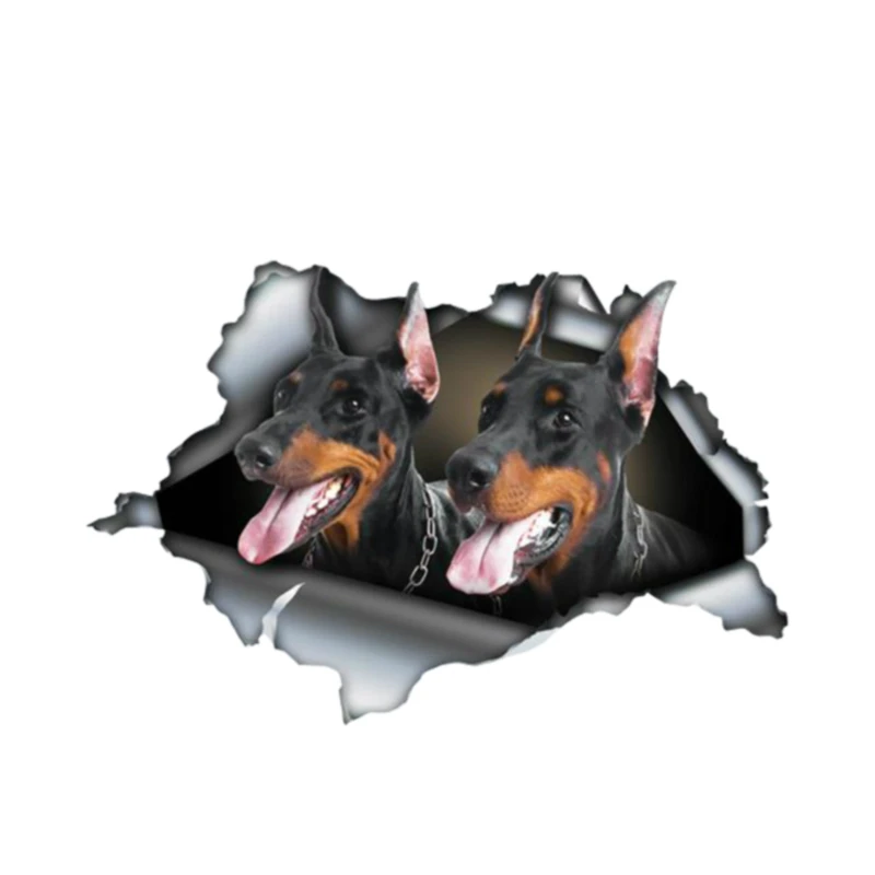 

Waterproof cover scratch CAR STICKER BLACK Durbin tear decoration car exterior accessories vinyl sticker, 13cm * 8.8cm