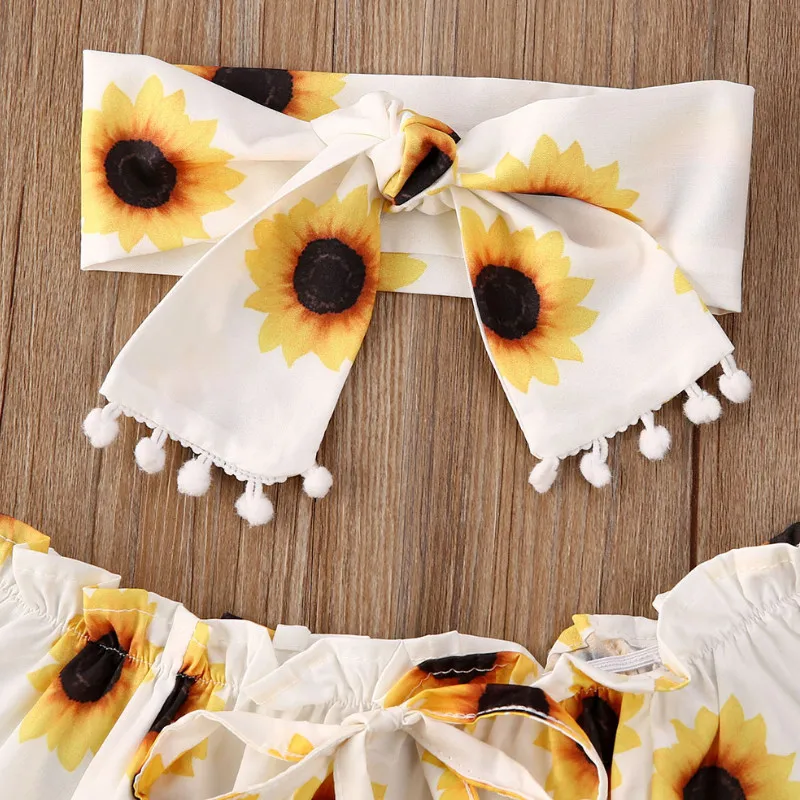 CANIS летняя одежда для новорожденных девочек с фруктовым принтом оборками