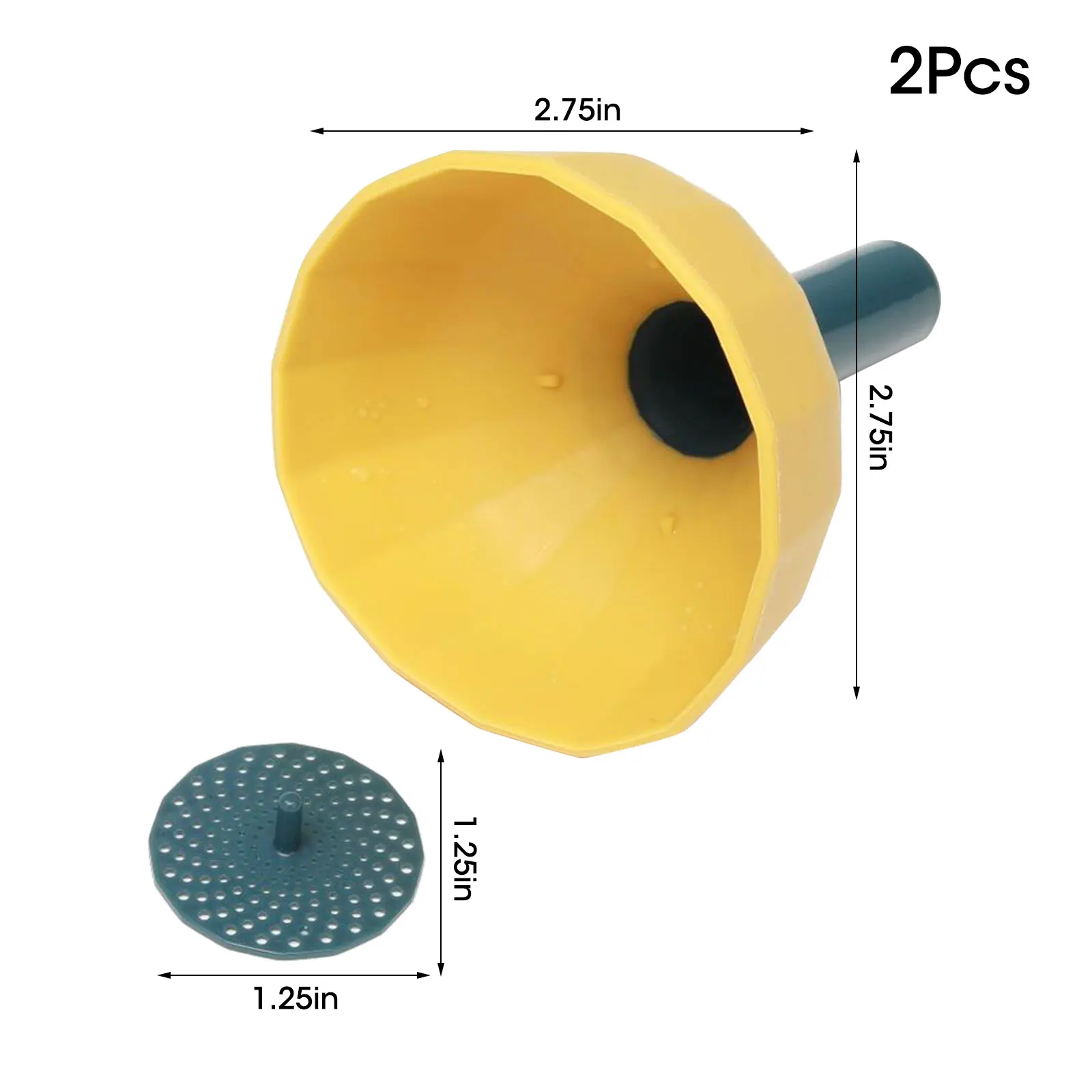

2PCS Silicone Collapsible Funnel Leak-proof Precision Oil Can Filter Funnel Kitchen Tool Mini Liquid Funnel Kitchen Gadgets