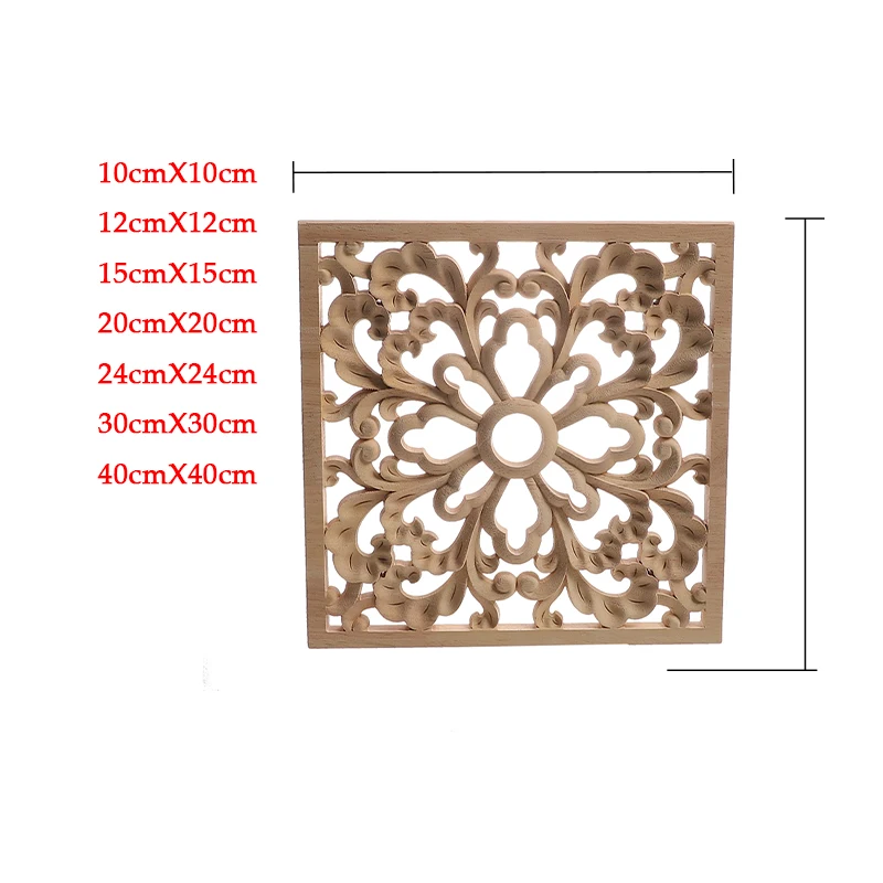 Деревянные Молдинги резьба по дереву дверная накладка аппликация деревянная