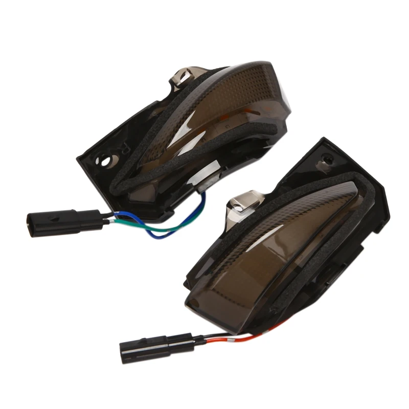 

Светодиодный динамический зеркальный указатель поворота с копченым эффектом, светильник вой индикатор, зеркальная лампа, текущая вода для ...