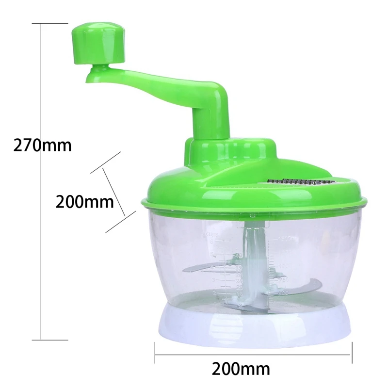 1.5Л кухонный ручной режущий станок Миксер перец Мясорубка измельчитель для