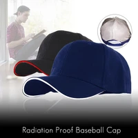 anti radiation cap emf protection hat rfmicrowave protection baseball cap unisex rfid shielding hats