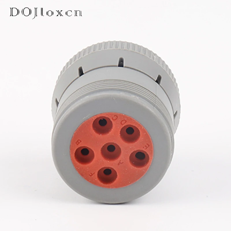 

1/2 Sets 6 Pin Male Female Connector ROHS Environmental Protection IP68 Waterproof Flame Retardant HD16-6-12S-B010 HD10-6-12P
